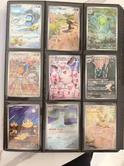 Pokemon TCG 143 mixed card lot with binder - Image 2