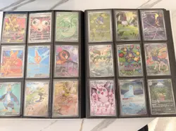 Pokemon TCG 143 mixed card lot with binder - Image 5