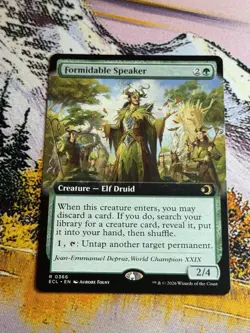 Formidable Speaker - Extended Art ECL NM MTG R 0366 - Image 1