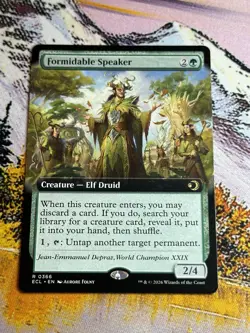 Formidable Speaker - Extended Art ECL NM MTG R 0366 - Image 4
