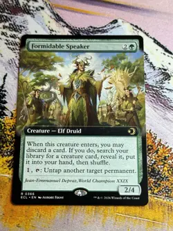 Formidable Speaker - Extended Art ECL NM MTG R 0366 - Image 5