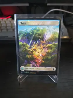 Plains (Chocobo Track Foil) Magic The Gathering Final Fantasy NM - Image 1