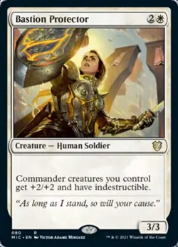Bastion Protector [Innistrad: Midnight Hunt Commander] Lightly Played - Image 1