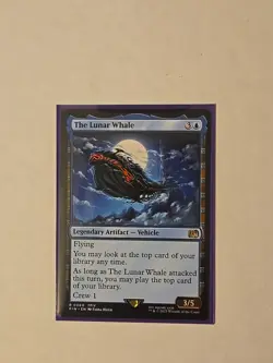 The Lunar Whale - Final Fantasy - NM - MTG Magic - Rare - Artifact Vehicle - Image 1