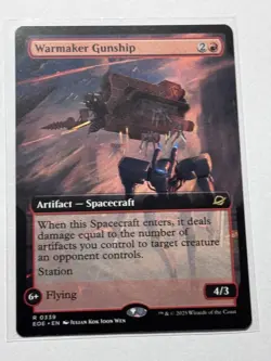 Warmaker Gunship Extended Art Edge of Eternities #339 - Image 1