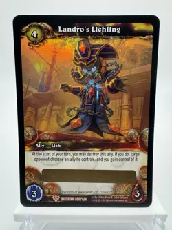 World of Warcraft TCG Landro’s Lichling Unused Loot Card (Pet) - Image 1