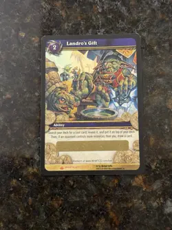 World of Warcraft Landro Gift Loot Card Gift Box WoW TCG UNUSED UNSCRATCHED - Image 2