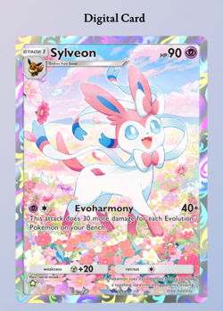 (Digital Card) Sylveon Full-Art 1⭐, Pokemon TCG Pocket, English - Image 1