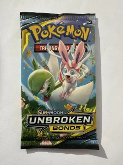 2019 Pokemon Sun and Moon Unbroken Bonds Booster Pack Sealed - Image 1