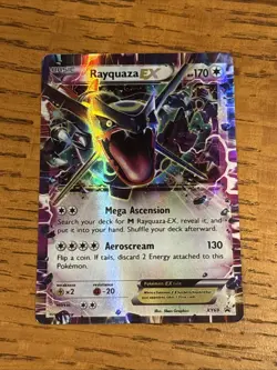 Pokemon TCG Rayquaza EX Shiny Black Star Promo Card XY69 - Image 1