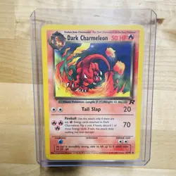 Vintage 2000 Dark Charmeleon 32/82 Team Rocket Uncommon LP English Pokemon Card - Image 1