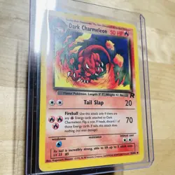 Vintage 2000 Dark Charmeleon 32/82 Team Rocket Uncommon LP English Pokemon Card - Image 2