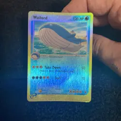 Pokemon Card - Wailord EX Ruby and Sapphire 14/109 Holo Rare - Image 2