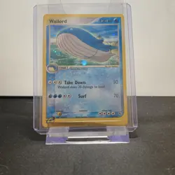 Pokemon TCG Wailord 14/109 EX Ruby & Sapphire Holo Rare Stage 1 2003 120 HP - Image 1