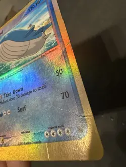Pokemon Card Wailord EX Ruby & Sapphire 14/109 Holo Rare - Image 3