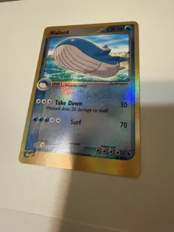 Pokemon TCG Wailord 14/109 Reverse Holo Rare EX Ruby & Sapphire Vintage - Image 2
