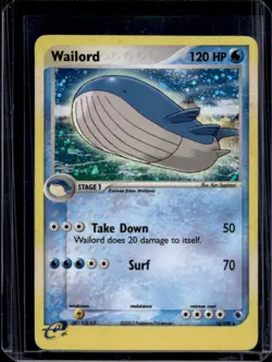 2003 Pokemon EX Ruby & Sapphire Wailord Holo #14/109 - Image 1
