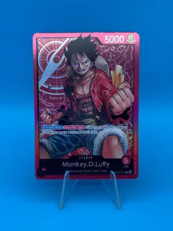 Monkey D. Luffy - ST01-001 Foil Leader - Starter Deck 1 - One Piece English - Image 1