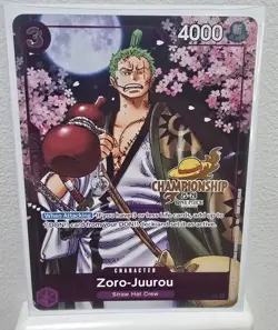 Zoro-Juurou OP05-067 One Piece TCG Card Game CS Championship 25-26 Rare Promo - Image 1
