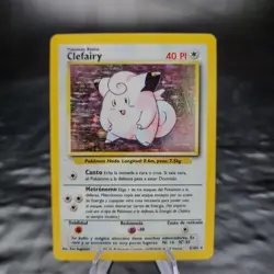 Pokemon Clefairy Base Set Holo Rare 5/102 Unlimited WOTC 1999 Vintage TCG ✨ - Image 1