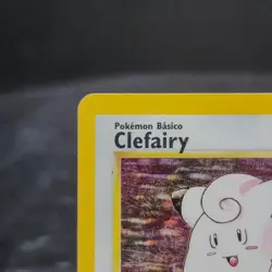 Pokemon Clefairy Base Set Holo Rare 5/102 Unlimited WOTC 1999 Vintage TCG ✨ - Image 2