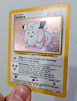 Pokemon TCG: Rare Vintage Clefairy Holo Card (WOTC Base Set - 5/102) - Image 2