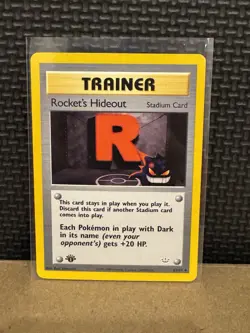 2001 Pokemon Neo Revelation - Rocket’s Hideout - 1st Edition Ungraded 63/64 - Image 3