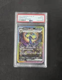 2024 Pokemon SV8a JP Terastrial Festival Umbreon EX 217 Special Art Rare PSA 10 - Image 1