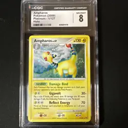 CGC 8.5 Ampharos 2009 Platinum 1/127 Holo Pokemon Card *Swirl* - Image 3