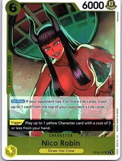 Nico Robin OP09-107 Emperors in the New World - One Piece Card Game - NM - Image 1