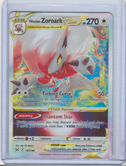 Pokemon Card 2022 Hisuian Zoroark VSTAR 147/196 - Image 1
