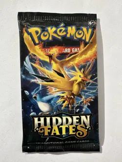 Pokemon Trading Card Game Sun & Moon Hidden Fates Booster Pack 609411429020 - Image 1