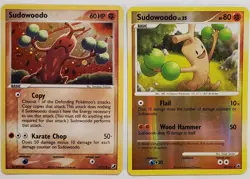 Sudowoodo Holo Lot of 2 Cards 15/115 2005 48/100 2008 Reverse Holo - Image 1