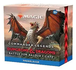 Magic the Gathering Commander Legends Baldur's Gate Prerelease Pack 195166182094 - Image 1