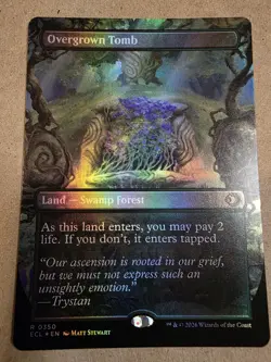 Overgrown Tomb - Foil - (Borderless) Lorwyn Eclipsed - Mtg - Image 1