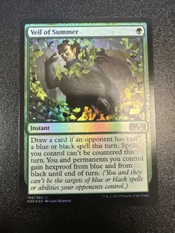 Veil of Summer Core Set 2020 Foil NM JL - Image 1