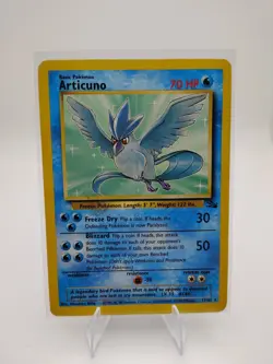 Pokemon TCG Articuno 17/62 Fossil Set Non-Holo Unlimited WOTC VTG 1999 MP - Image 1