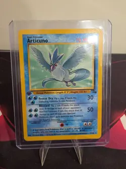 Articuno 17/62 Pokemon TCG 1st Edition Fossil Non Holo Rare LP/MP - Image 3