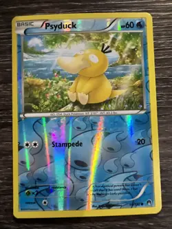 Pokemon TCG Psyduck Breakpoint 16/122 Reverse Holo Common Card NM Condition - Image 3