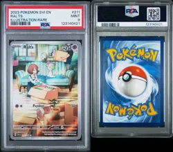 2023 POKEMON SVI EN-SCARLET & VIOLET ILLUSTRATION RARE #211 RALTS PSA 9 - Image 3