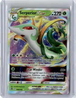 2022 Sword & Shield - Silver Tempest Serperior VSTAR Rare Holo VSTAR #8 - Image 1