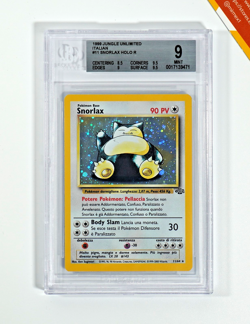 Pokemon BGS 9 Snorlax #11 Holo Jungle Unlimited 1999 Italiano - Image 1