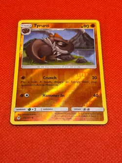 Pokemon Tcg Tyrunt 68/131 Sm-Forbidden Light Reverse Holo - Image 2
