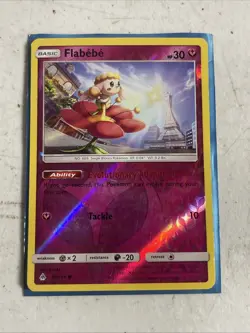 Pokemon TCG: Flabebe 83/131 -Forbidden Light - Reverse Holo - - Image 1