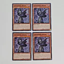 Yu-Gi-Oh! Condemned Witch (EGO1-EN019) 1st Edition (NEAR MINT) (4X) - Image 1