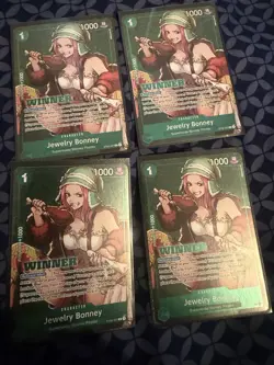 1x Jewelry Bonney ST02-007 One Piece Promos Tournament Pack Vol. 3 Winner NM - Image 1