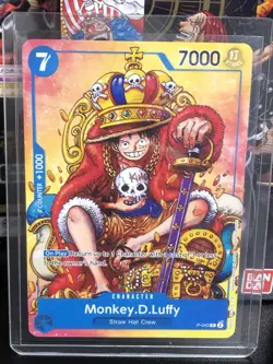 Monkey D Luffy Convention Promo One Piece Promotion Card Non Foil Mint P-043 - Image 1