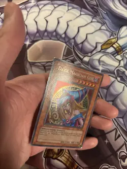 YuGiOh Dark Magician Girl Magician's Force MFC-000 1st Ed Secret MP/HP (ADP) - Image 4