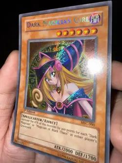 YuGiOh Dark Magician Girl Magician's Force MFC-000 1st Edition Secret Rare NM/LP - Image 2