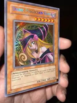 YuGiOh Dark Magician Girl Magician's Force MFC-000 1st Edition Secret Rare NM/LP - Image 3